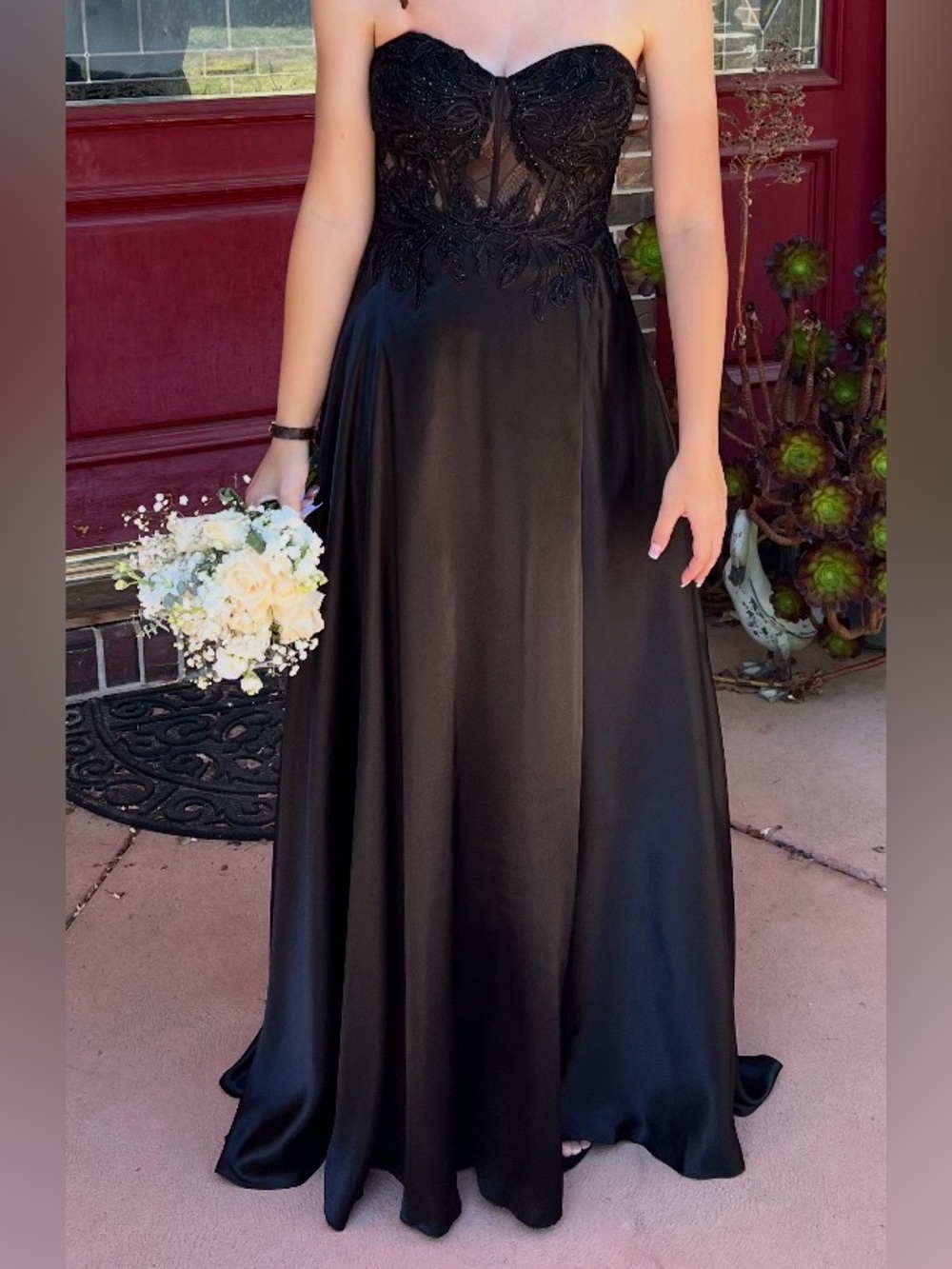 Blondie nites formal black dress